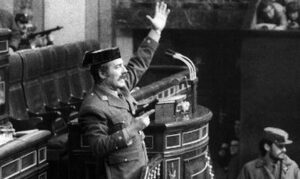 Tejero en el Congreso de los Diputados