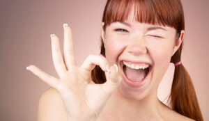Mujer satisfecha