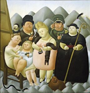 Fernando Botero-la-familia-presidencial-