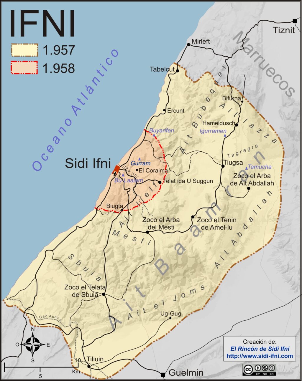 Mapa-Ifni